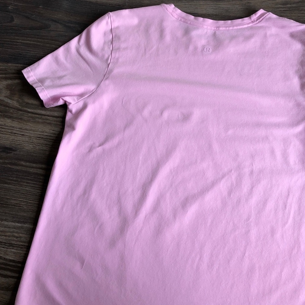Lululemon Love Curved Hem Crewneck Tee Vitapink 6 Pima Cotton - Picture 7 of 11
